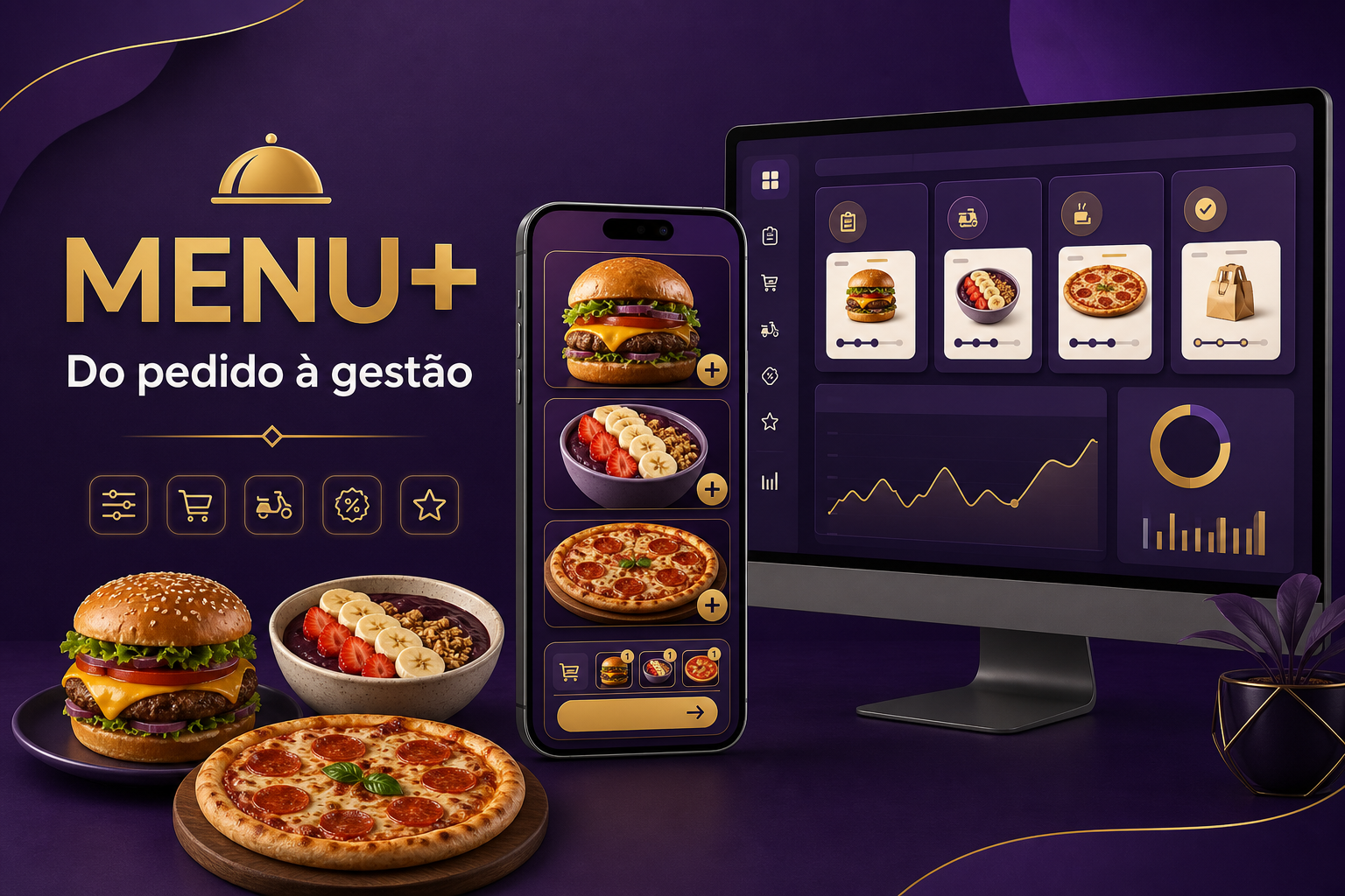 Açaí, hambúrguer e pizza da LT Açaizeiro Burguer